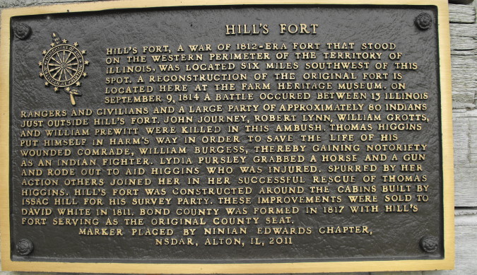 "Plaque Commemorating the fort's history"